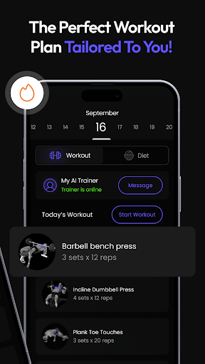 Coachify.AI - Workouts & Diet Screen 2