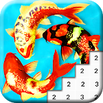 Cover Image of Télécharger Koi Fish Coloring Book 2022  APK
