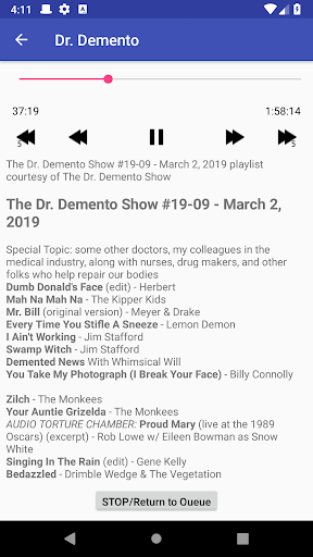 Dr. Demento Screen 2