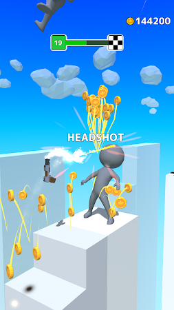 Game screenshot Gun Sprint: 跳ねる銃のランゲーム apk download