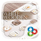 White Wooden GO Launcher Theme icon