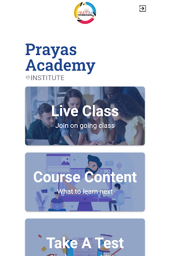 Android application Prayas Academy screenshort