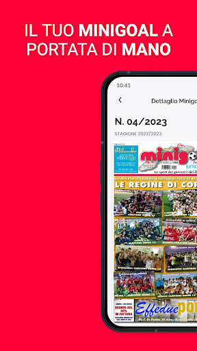 Android application Minigoal screenshort
