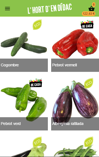 Android application L'Hort d'en Dídac screenshort