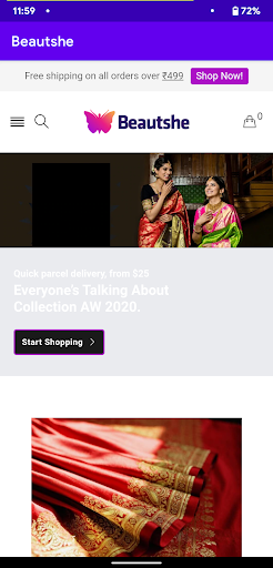 Android application Beautshe screenshort