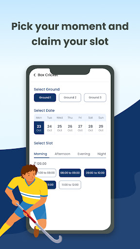 BookThePlay - Sports Booking Screen 3