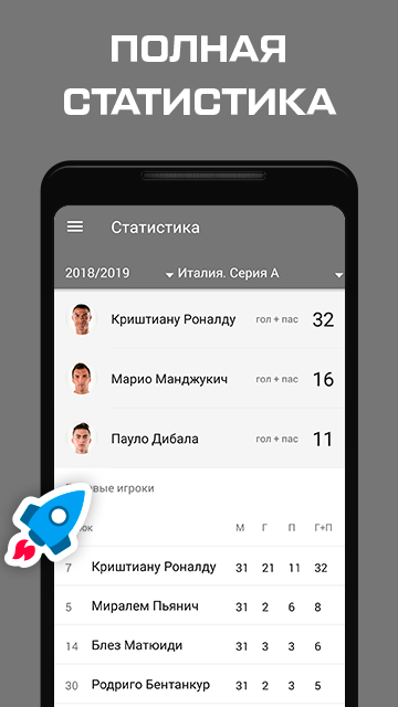 Android application ФК Ювентус Турин - 2022 screenshort