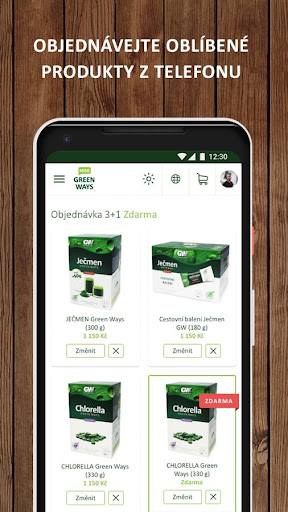 Android application Moje Green Ways screenshort