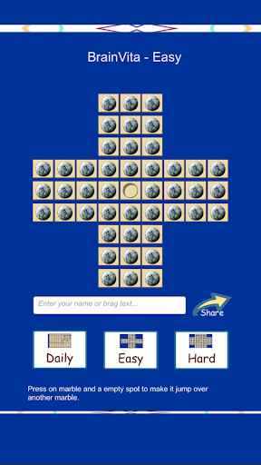 BrainVita Daily Game Screen 2
