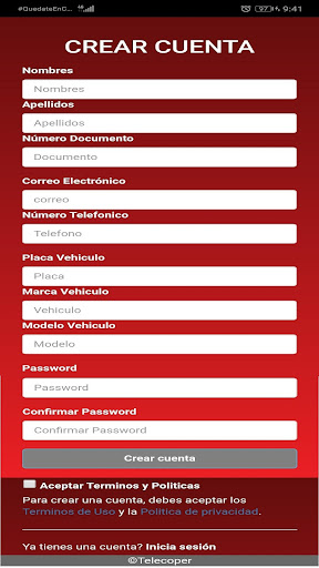 Taxis Telecoper Taxista Screen 2