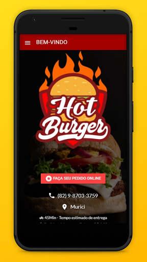 Android application Hot Burger screenshort