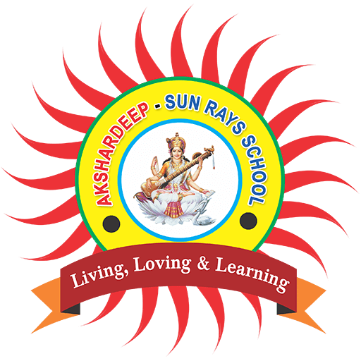Akshardeep -Sun Rays School logo