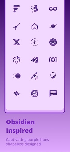 Purple Obsidian - Icon Packのおすすめ画像4