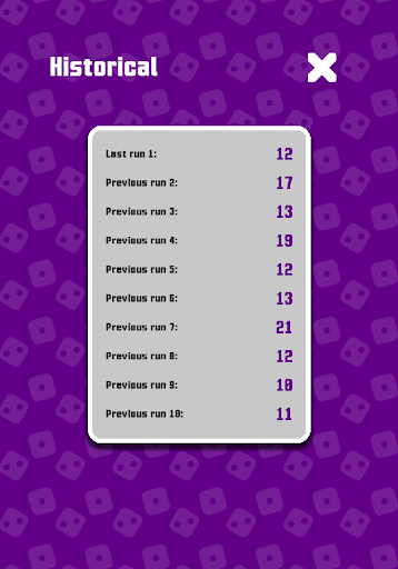 Virtual Dices Screen 3