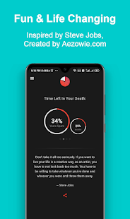 Часовник на смъртта: цитати от живота и екранна снимка на смъртта