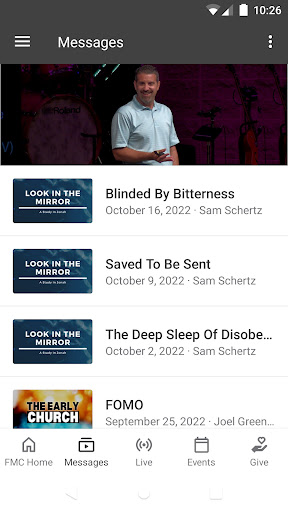 Android application Fairview Missionary Church screenshort