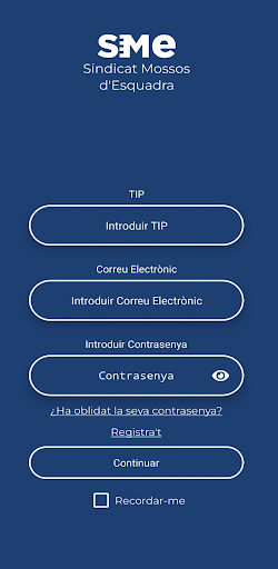 Android application Sindicat Mossos d'Esquadra SME screenshort