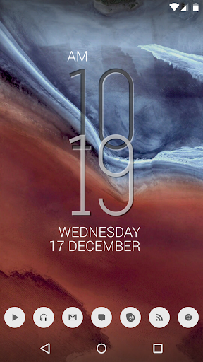 Vertical Clocks Zooper Theme