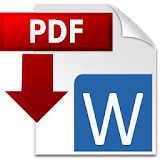 pdf to word icon