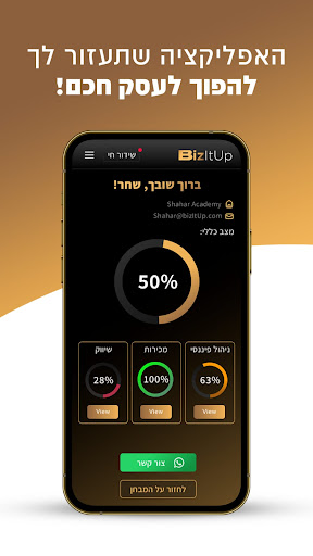 Android application Bizitup screenshort