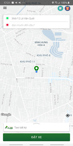Xanh Taxi Screen 2