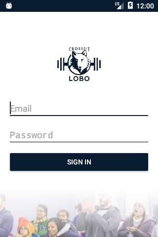 Android application CrossFit Lobo screenshort