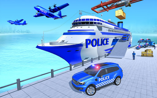 Us Police Vehicle Truck Transport simulator