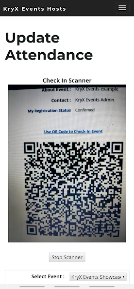 KryX Events Registration Captures 5