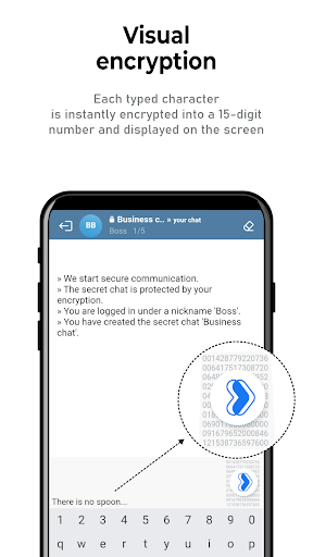 Gologram anonymous messenger Screen 2