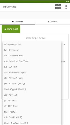 Font Converter - Convert OTF tのおすすめ画像5