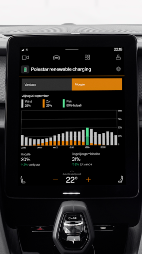 Polestar renewable charging Screen 3