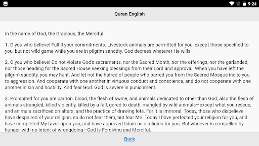 Quran in English with voice mp Screen 3