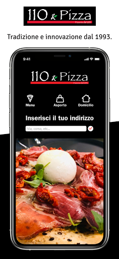 Android application Pizzeria 110 & Pizza screenshort