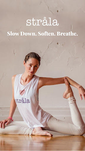 Android application Strala Yoga screenshort