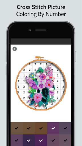 Cross Stitch Picture Coloring