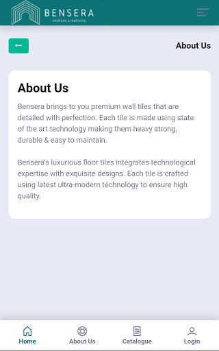 Android application Bensera screenshort