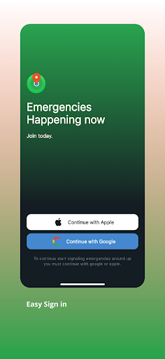 Android application Okepoint: Emergency Tracker screenshort