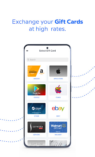 Pgoldapp: Crypto & Giftcards Screen 3