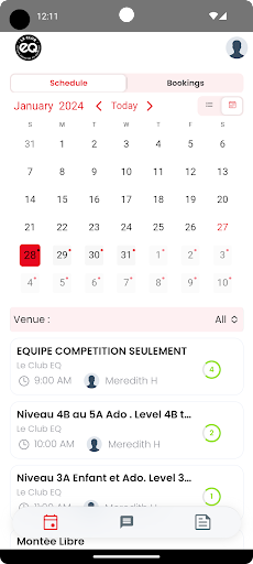 Android application LeClubEQ screenshort