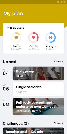 Android application Evolution Premium Club app screenshort