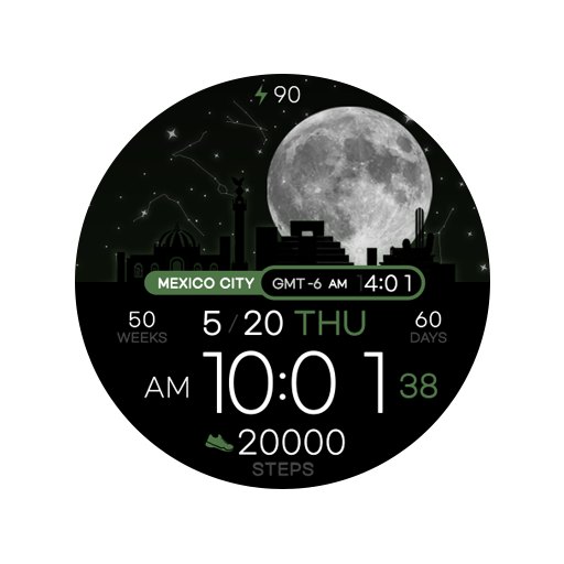SamWatch Scenery 2021 Mexico logo