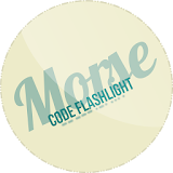 Morse code flashlight icon