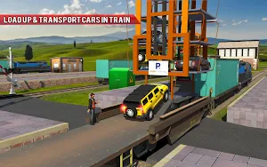 Robo Car Transform: Train Transport Smart Crane 3D screenshot 15