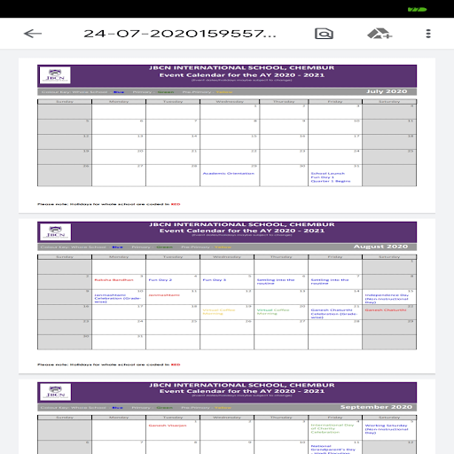 JBCN Chembur - MySchoolOne Screen 3