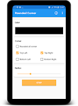 screenshot of Round Corner Screen