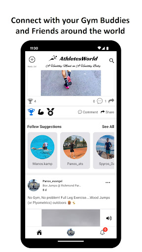 AthletesWorld Screen 2