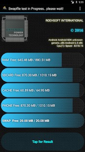 MemoryInfo amp Swapfile Check Screenshot