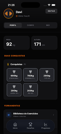 Youlift Treino and Força