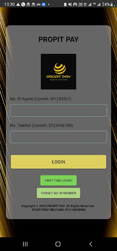Android application PropitPay screenshort