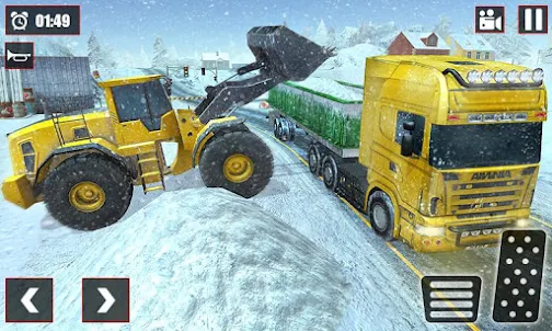 Offroad Snow Trailer Truck Dri